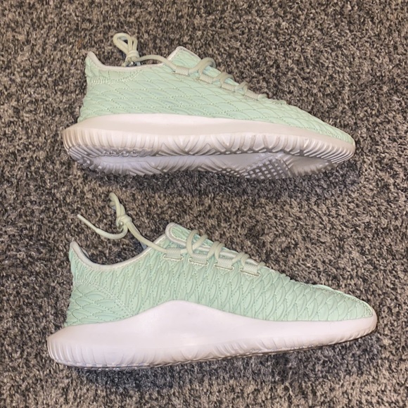 Mint Green Adidas Tubular Shadow - 9W - Picture 3 of 5
